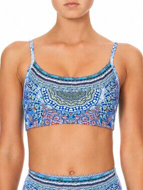 Camilla Bohemian Abstract Printed Sports Bra Size S